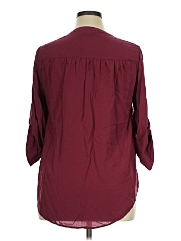 Torrid 3/4 Sleeve Blouse (view 2)