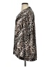 Weekends by Chico's Animal Print Brown Pullover Sweater Size XL (3) - photo 5