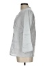 Wrap 100% Linen Gray 3/4 Sleeve Blouse Size 10 - photo 5
