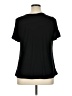 KRISTIN NICOLE Black Short Sleeve Blouse Size 1X - photo 2