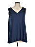 Laurie Felt Blue Sleeveless T-Shirt Size M - photo 1