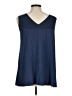 Laurie Felt Blue Sleeveless T-Shirt Size M - photo 2