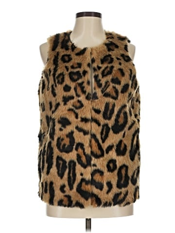 Romeo & Juliet Couture Faux Fur Vest (view 1)