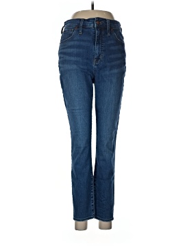 Madewell Curvy High-Rise Skinny Crop Jeans in Lander Wash (view 1)