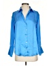 Zara Blue Long Sleeve Blouse Size XS - photo 1