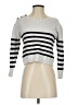 Emory Park Stripes Silver Pullover Sweater Size S - photo 1