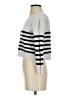 Emory Park Stripes Silver Pullover Sweater Size S - photo 5