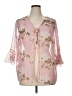 Assorted Brands 100% Polyester Pink 3/4 Sleeve Blouse Size 1X - photo 1