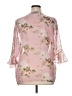 Assorted Brands 100% Polyester Pink 3/4 Sleeve Blouse Size 1X - photo 2