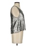 Flawless 100% Polyester Silver Sleeveless Top Size S - photo 4