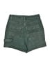 Universal Thread Solid Green Denim Shorts Size 0 - photo 2