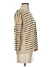 Club Monaco Stripes Tan Silk Pullover Sweater Size XS - photo 4