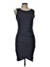 Leith Solid Gray Casual Dress Size L - photo 1