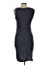 Leith Solid Gray Casual Dress Size L - photo 2
