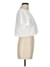 Shein 100% Polyester Ivory Short Sleeve Top Size 6 - photo 4