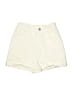 Zara Solid Ivory Khaki Shorts Size 2 - photo 1