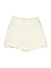 Zara Solid Ivory Khaki Shorts Size 2 - photo 2
