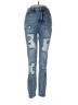 Tinseltown Hearts Blue Jeans Size 7 - photo 1