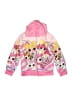 Assorted Brands 100% Polyester Hearts Pink Zip Up Hoodie Size 120 cm / US 6X - photo 1