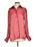 Bec & Bridge 100% Polyester Metallic Pink Long Sleeve Blouse Size 4 - photo 1