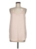 Calvin Klein 100% Polyester Tan Sleeveless Top Size M - photo 1