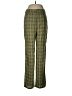 Shein Plaid Green Casual Pants Size 6 - photo 1