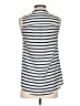 J.Crew Factory Store 100% Polyester Stripes Ivory Sleeveless Blouse Size 00 - photo 2