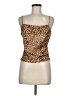 Zara 100% Polyester Brown Tan Sleeveless Top Size M - photo 1