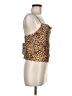 Zara 100% Polyester Brown Tan Sleeveless Top Size M - photo 4