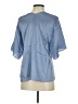 Vince. 100% Silk Blue Short Sleeve Silk Top Size XS - photo 2