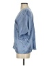 Vince. 100% Silk Blue Short Sleeve Silk Top Size XS - photo 5