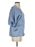 Vince. 100% Silk Blue Short Sleeve Silk Top Size XS - photo 4