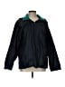 Assorted Brands 100% Nylon Solid Teal Blue Raincoat Size L - photo 1