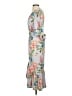 ASOS 100% Polyester Floral Gray Cocktail Dress Size 2 - photo 5