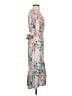 ASOS 100% Polyester Floral Gray Cocktail Dress Size 2 - photo 4