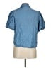 Walter Baker 100% Lyocell Blue Short Sleeve Blouse Size M - photo 2