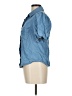 Walter Baker 100% Lyocell Blue Short Sleeve Blouse Size M - photo 5