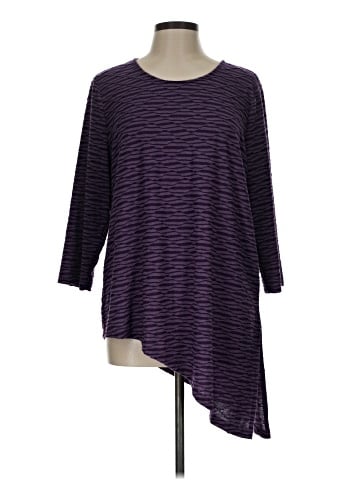Chico's 3/4 Sleeve T-Shirt (view 1)