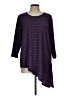 Chico's Purple 3/4 Sleeve T-Shirt Size Lg (2) - photo 1