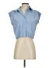 DAZY Blue Sleeveless Blouse Size S - photo 1