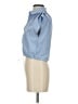 DAZY Blue Sleeveless Blouse Size S - photo 5