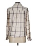 BCBGeneration 100% Rayon Plaid Ivory Long Sleeve Blouse Size L (estimated) - photo 2