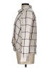 BCBGeneration 100% Rayon Plaid Ivory Long Sleeve Blouse Size L (estimated) - photo 5