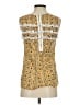 Tory Burch Gold Sleeveless Blouse Size 2 - photo 2