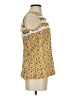 Tory Burch Gold Sleeveless Blouse Size 2 - photo 4