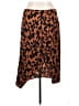 Shein Curve 100% Polyester Animal Print Orange Brown Casual Skirt Size 14 Plus (1) - photo 1