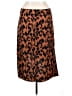 Shein Curve 100% Polyester Animal Print Orange Brown Casual Skirt Size 14 Plus (1) - photo 2