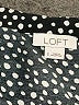 Ann Taylor LOFT 100% Rayon Polka Dots Black Romper Size S - photo 4