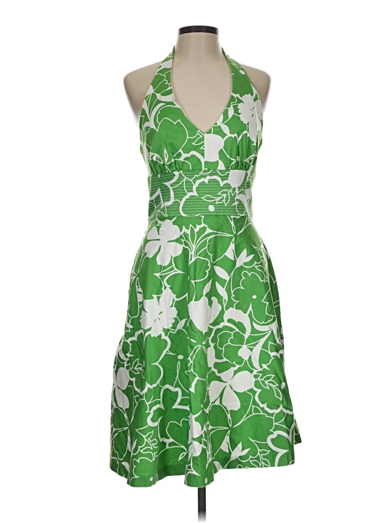 Pre-owned Donna Ricco Cocktail Dress In Green