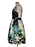 Ellen Tracy 100% Polyester Print Black Cocktail Dress Size 12 - photo 5